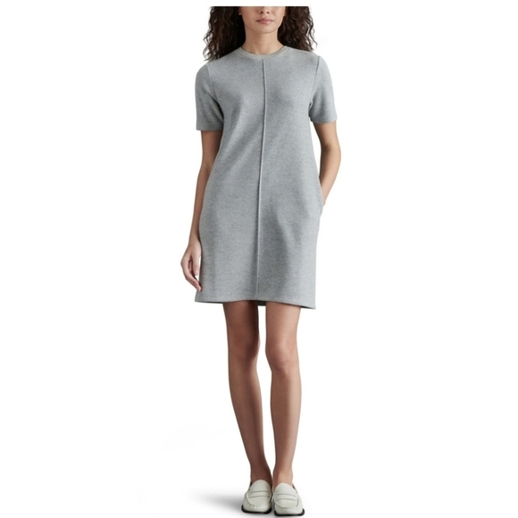 Steve Madden Women's Short Sleeve Sweater Dress. Color: Heather Grey. Size XL. N - Picture 1 of 10